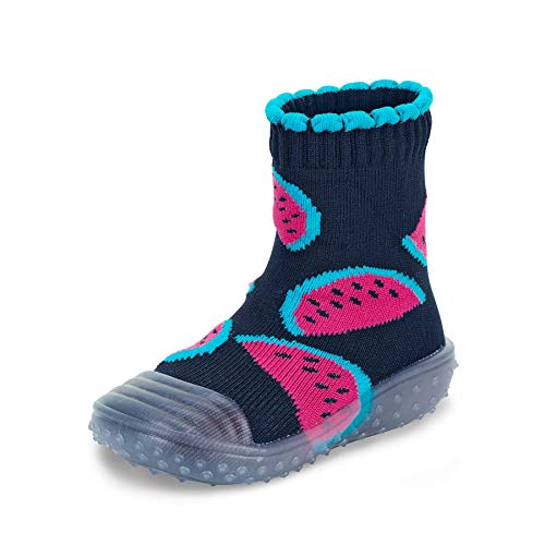 Sterntaler Baby - Mädchen Adventure-socks Melonen Hausschuh Socken, Marine, 24 EU