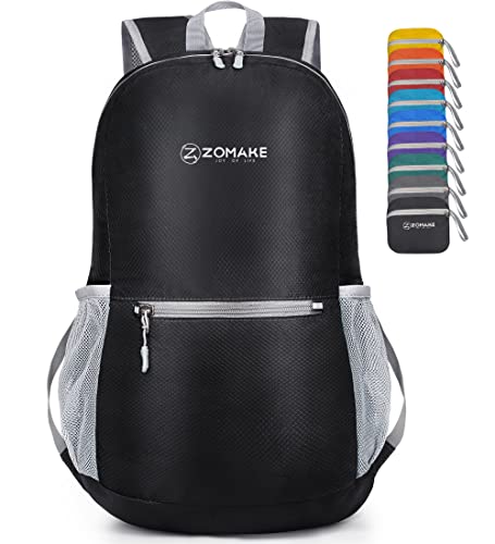 ZOMAKE Ultraleicht Faltbarer Rucksack - Packbare Backpacks 20L,Kleiner Faltbar Rucksäcke...