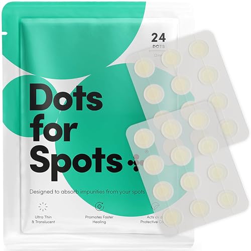 Dots for Spots Anti Pickel Patch (24 Stück) - Pimple Patches gegen Akne - Transparentes...
